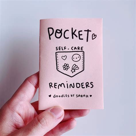 Pocket Self-care Reminders Zine - Etsy India