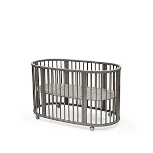 Buy Stokke Sleepi V3 Bed Oval Shaped Crib for Baby - Hazy Grey ...