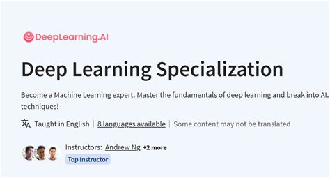 Deep Learning Specialization 的图像结果
