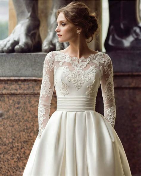 long sleeve dress for wedding