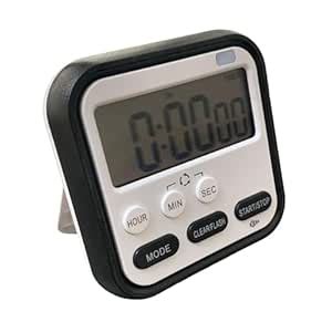 TURBID Digital Kitchen Timer with Mute/Loud Alarm Switch ON/Off Switch ...