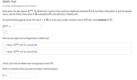 Image result for Wald Test Example Excel