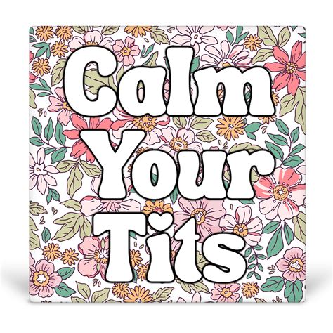 Calm Your Tits Desk Sign – tcb co.