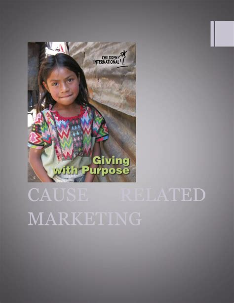 Cause related marketing | PDF