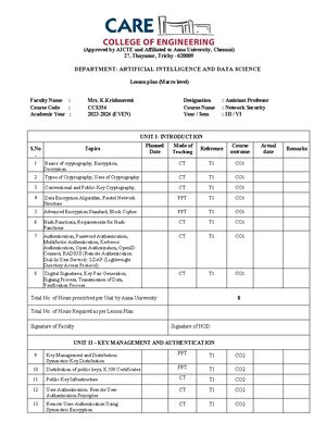 LAB Manual NS - SYLLABUS CCS354 NETWORK SECURITY LABORATORY L T P C 2 0 ...