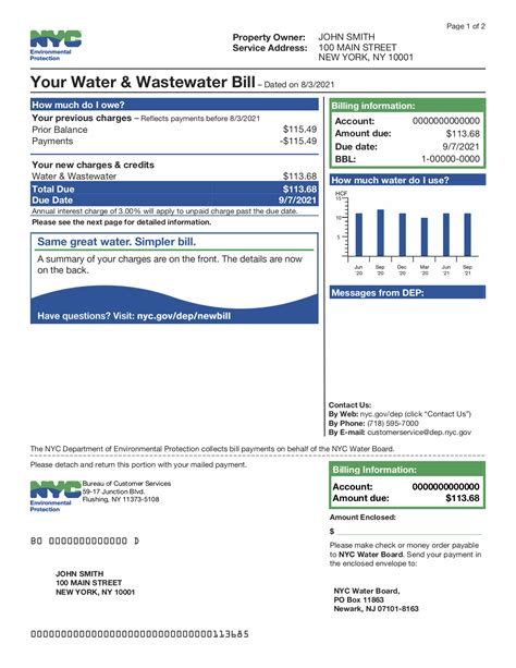 Free Printable Utility Bill Templates [PDF, Word]