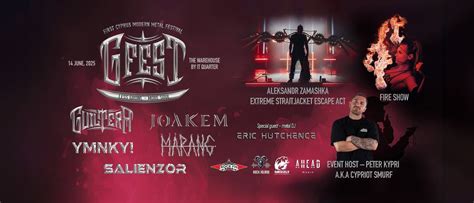GFEST — Cyprus’ First Modern Metal Festival, The Warehouse, Limassol ...