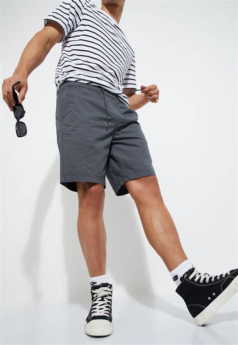 Buy URB_N Men Slim Fit Solid Shorts Online at just Rs. 599.0 ...