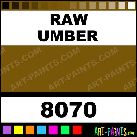 Raw Umber Colors Watercolor Paints - 8070 - Raw Umber Paint, Raw Umber ...