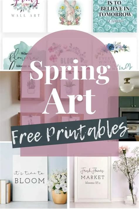 Image result for Free Printable Spring Art