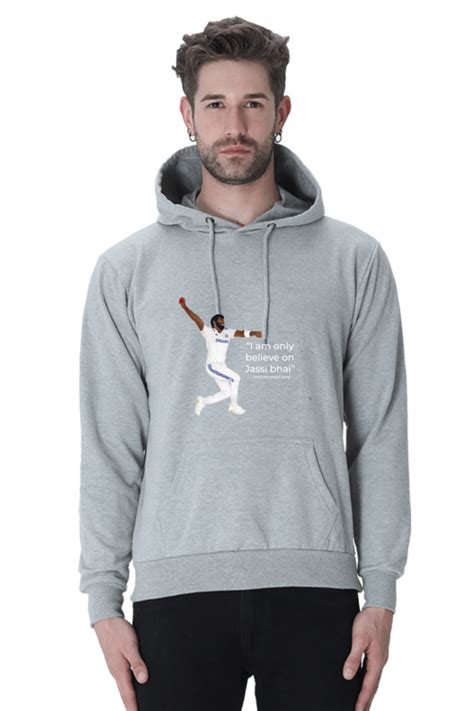 Bumrah - I only believe on Jassi bhai - Test - Unisex Hoodie – Freehit Gear