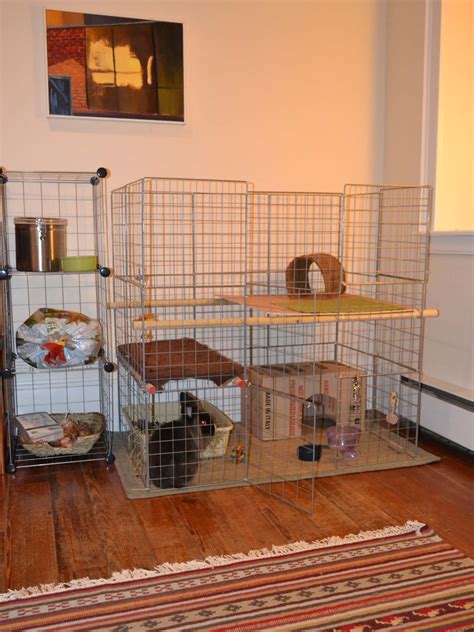 diy rabbit cage