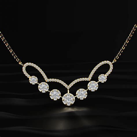 Trending 10 Diamond Mangalsutra Design for Daily Wear – Earthly Jewels