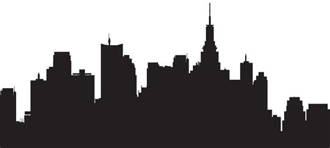 New York City Silhouette Skyline Clip art - CITY png download - 8000* ...