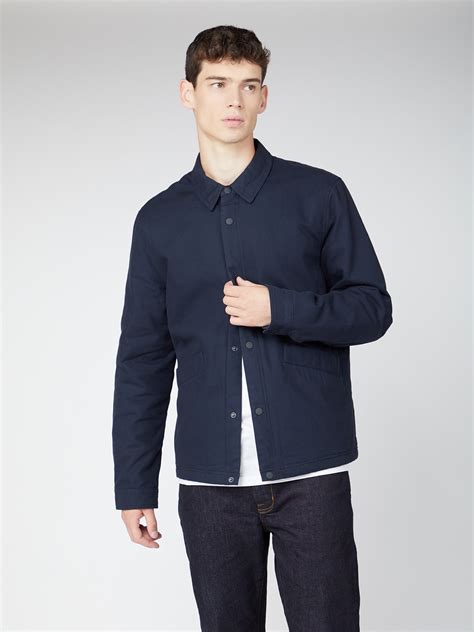 Men's Navy Blue Worker Jacket | Ben Sherman | Est 1963