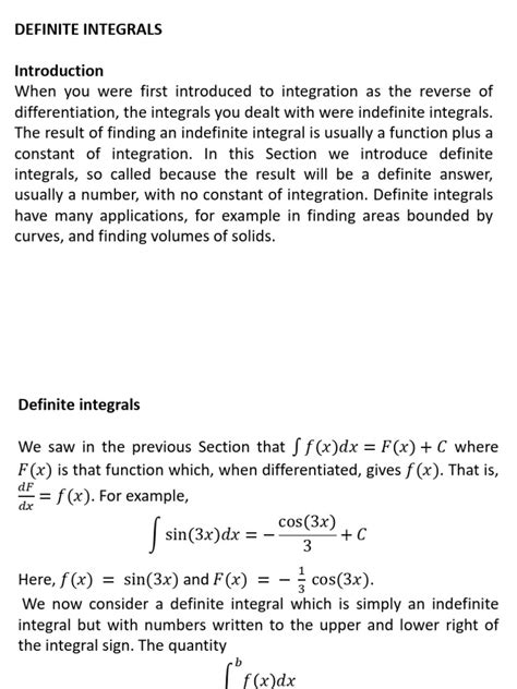 Definite Integral Question 的图像结果