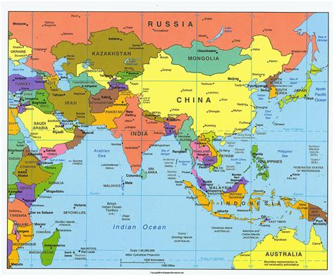 Image result for Asia Countries Map