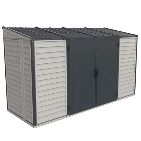 DuraMax 10X4 SideMate Pro Vinyl Shed with Foundation [36825] | Free ...