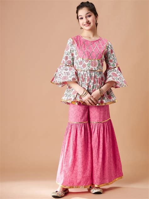 Girls Kurta Sets by cherry and jerry – Panit X Cherry & Jerry