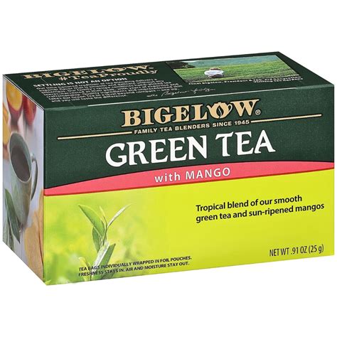 BIGELOW GREEN TEA WITH MANGO – Canteen Canada