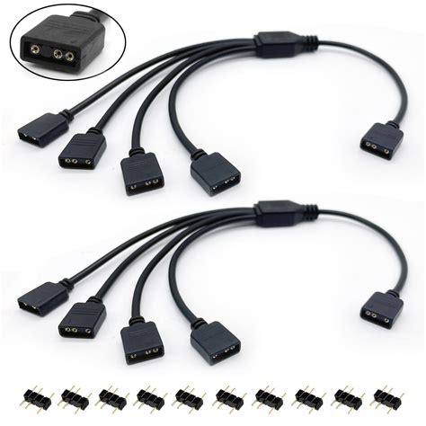 Argb Splitter Cable 5v 3 Pin Addressable Rgb 1 To | Desertcart INDIA