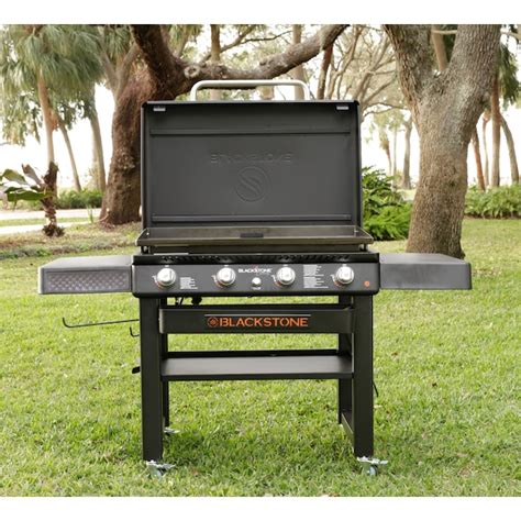 Blackstone 36" Culinary Griddle with Hood 4 -Burner Liquid propane Flat ...