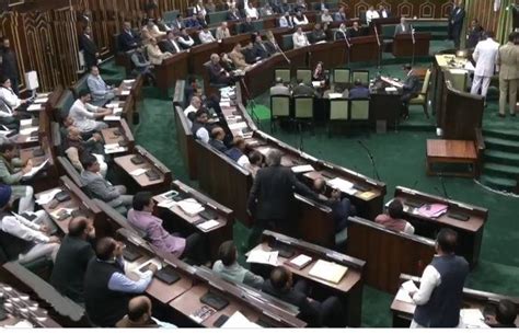 NC, Congress, PDP protest as Speaker cites sub judice status to block ...