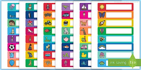 👉 Mixed Images Themed Gratnells Tray Labels