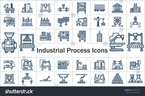 Manufacturing Process Vector Image 的图像结果