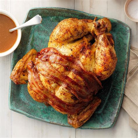 Roasted Chicken with Brown Gravy Recipe: How to Make It | Taste of Home