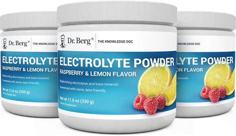 Dr. Berg Nutritionals Dr. Berg's Zero Sugar Electrolyte Powder ...