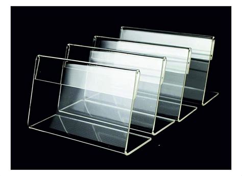Label Holder Pack of 10 Acrylic Stand Label Price Display Frame Sign ...