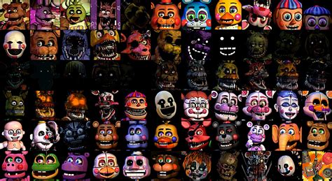 All FNAF Characters (2014 - 2017) : r/fivenightsatfreddys