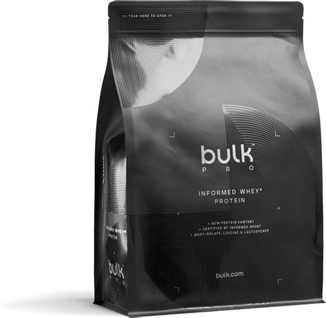 Bulk Informed Whey Protein Isolate Powder, Protein Shake with Added ...