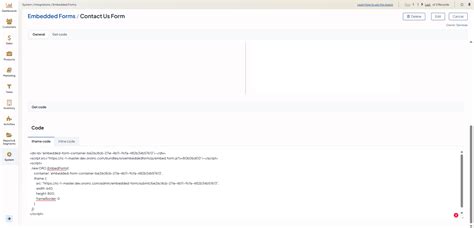 Embedded Code for Enquiry Form 的图像结果