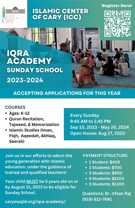 IQRA Sunday School - Cary Masjid