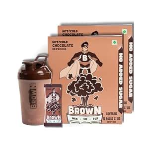 BROWN Chocolate Drink Powder | No Added Refined Sugar | Chocolate Milk ...