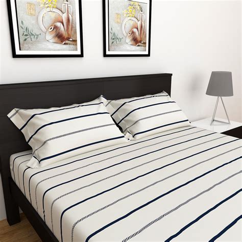 Buy Elements Striped 3-Pc. Double Bedsheet Set - 254 x 274 cm from Home ...