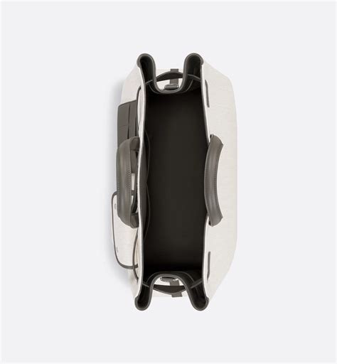 Bolso tote grande Dior Normandie Lona de algodón con motivo de espiga ...