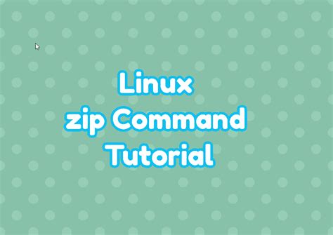 Image result for Zip Command in Linux