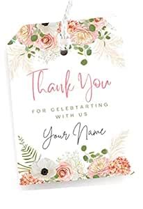 Yellow Nuts Customized Thank You Tags for Return Gifts Birthday Kids ...