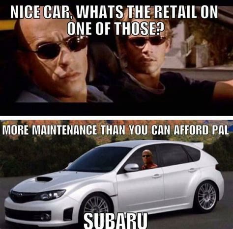 #Car_Memes #Subaru | Subaru impreza sti, Cool cars, Car memes