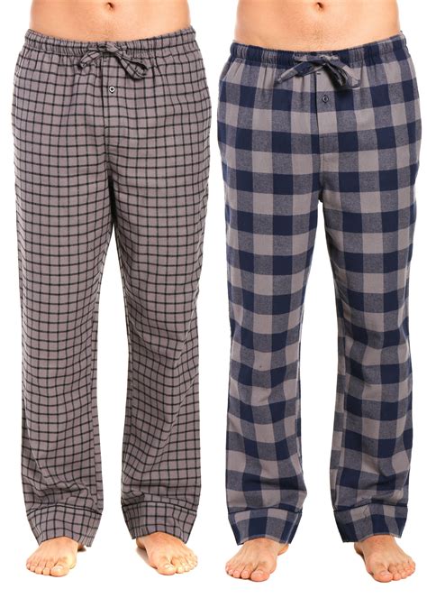 Men's 100% Cotton Flannel Lounge Pants - 2 Pack – Noble Mount