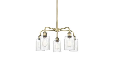 Innovations Lighting 516-5CR-AB-G342 Hadley 5 Light 23" Wide Chandelier ...