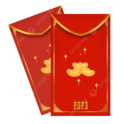 Chinese New Year Chinese New Year Cartoon Ingot Red Envelope, Chinese New Year, 2023, Red ...