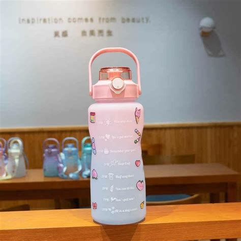 Virtuous Water Bottle, BPA Free Sports Gym Water Bottle, Motivational ...