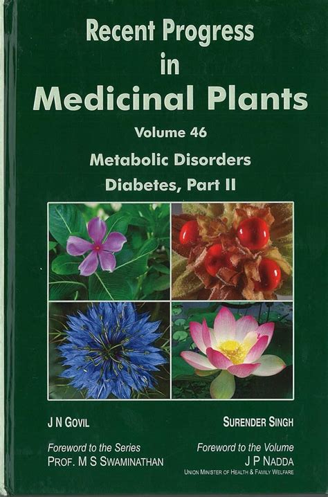 Buy RECENT PROGRESS IN MEDICINAL PLANTS: METABOLIC DISORDERS DIABETES ...
