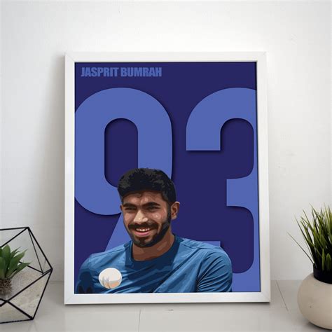 Jasprit Bumrah Poster/Frame/Canvas – BanterBox