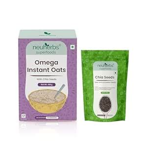 Neuherbs Weight Management Combo (Raw Unroasted Chia Seeds For Eating ...