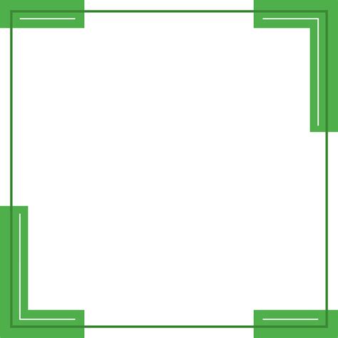 Frame or border. Green and white background color with stripe line ...